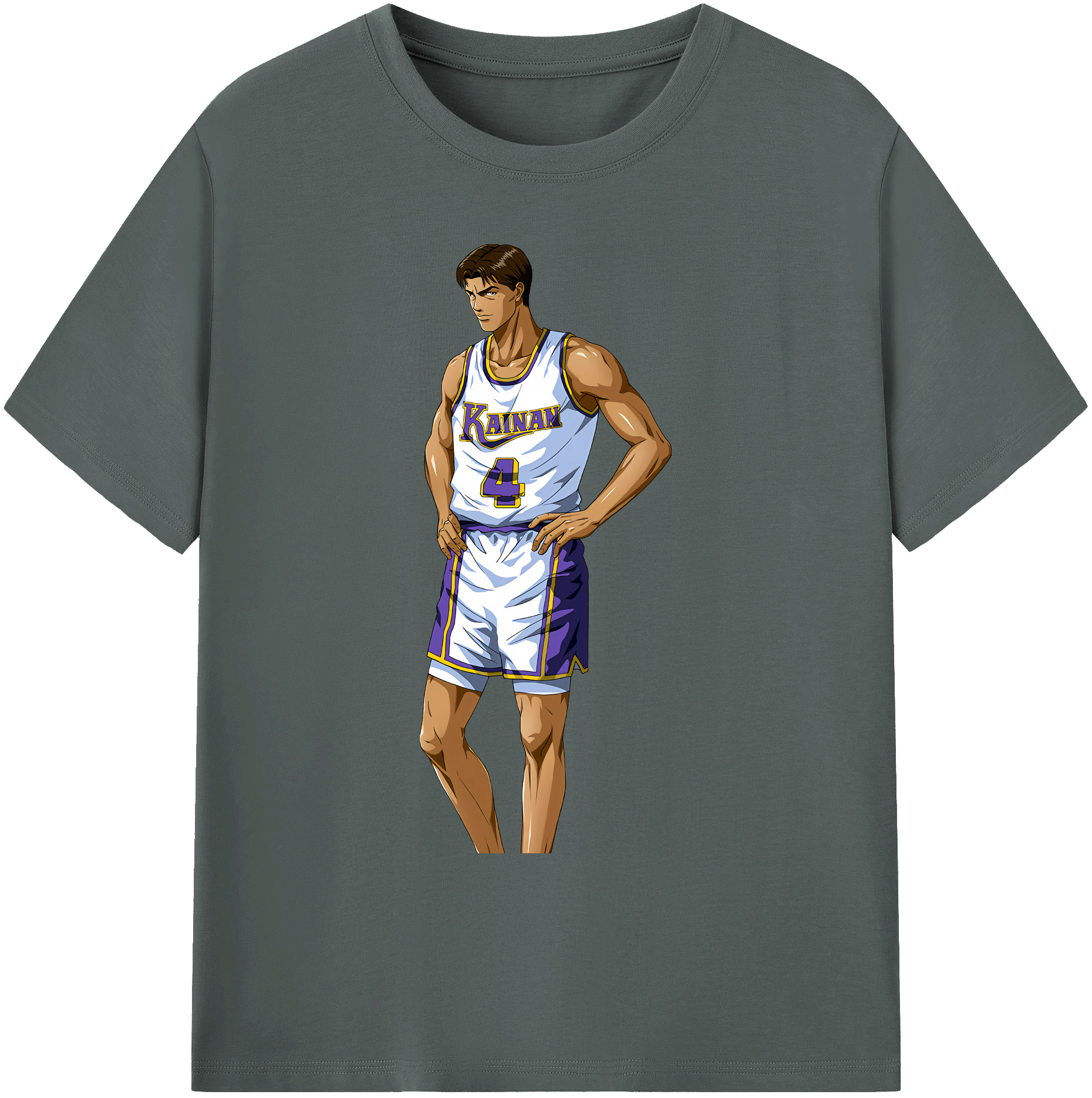 （画像用） SLAM DUNK／スラムダンク 綿100％ メンズ半袖Tシャツ｜肌触りやわらか＆通気性